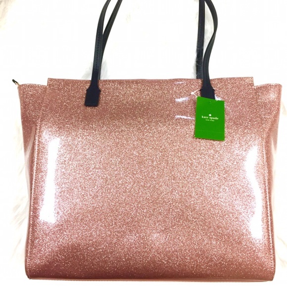💖KATE SPADE💖 Glitter Rose Gold Mavis St. Taden - Picture 5 of 8